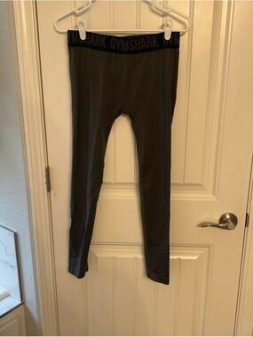 Gymshark gray  Leggings with Branded Waistband